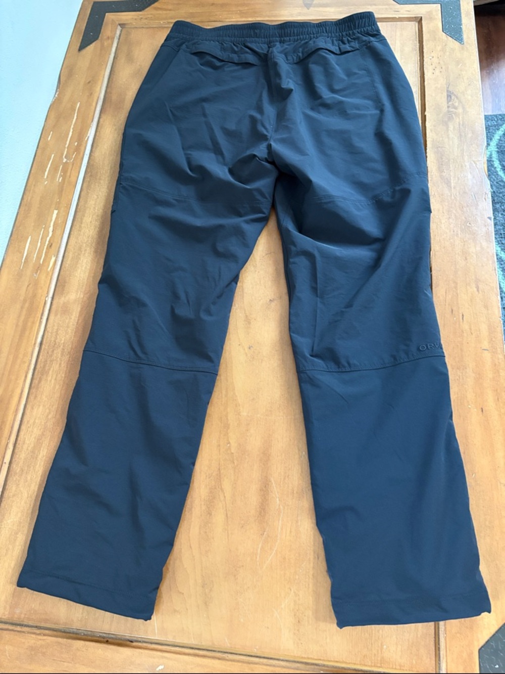 Orvis Black Lined Cargo Performance Pants Size 12 - Picture 10 of 14